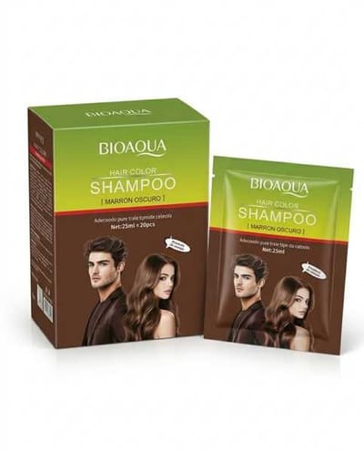 Tinte Shampoo Sachet Marron BIOAQUA 10pcs