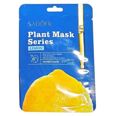 Mascarilla Facial Limon Amarillo 30g Sadoer