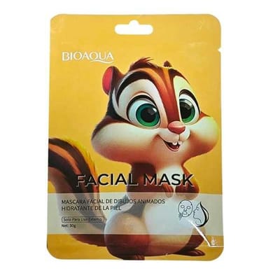 Mascarilla Facial Animada Ardillita 30g BIOAQUA