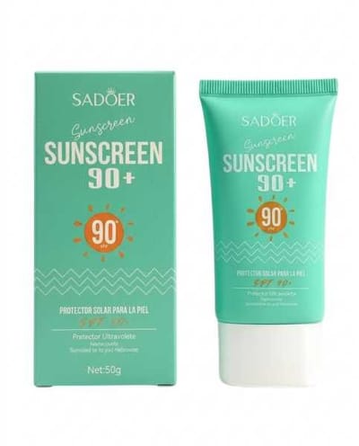 Bloqueador Solar Verde +90 Sadoer 50g