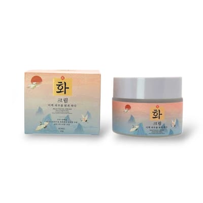 Crema Facial Hidratante de Leche Rorec 50g