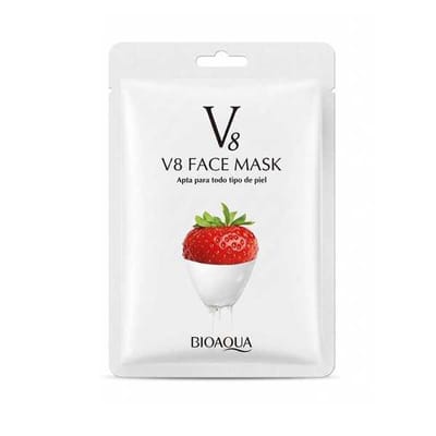 Mascarilla Facial Fresa V8 BIOAQUA 30 Ml