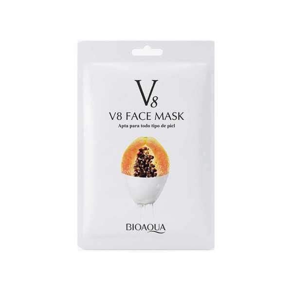 Mascarilla Facial Papaya V8 BIOAQUA 30 Ml