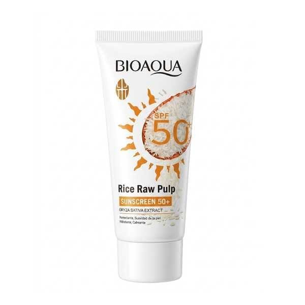 Bloqueador Solar de Arroz +50 Bioaqua 60g