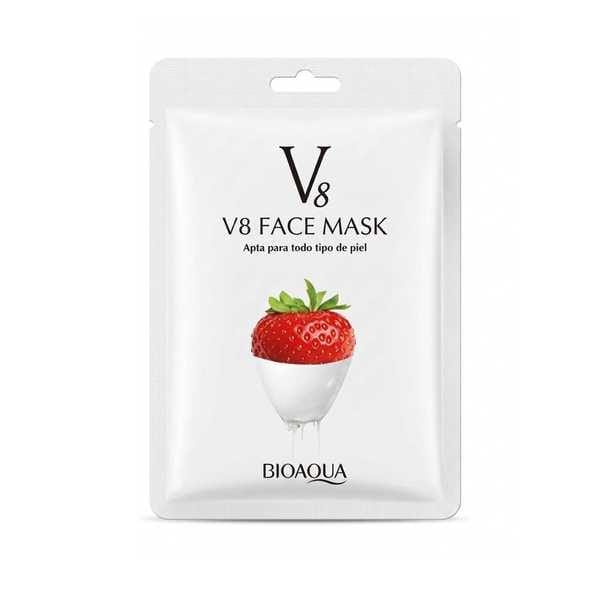 Mascarilla Facial Fresa V8 BIOAQUA 30 Ml